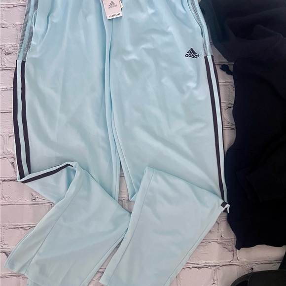 Adidas Light Blue/Teal Joggers - Picture 7 of 8